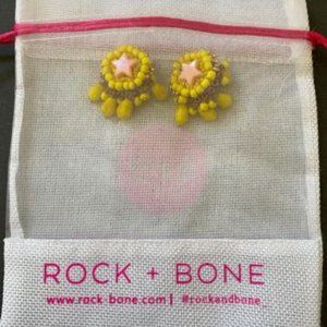 ROCK + BONE Clip Earrings